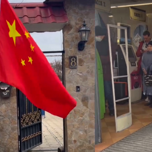 俄軍兵臨基輔城下，中國國旗在烏克蘭賣斷貨，小伙：一轉(zhuǎn)身旗沒了 ...