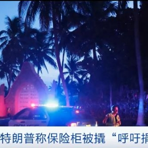 特朗普：保險(xiǎn)柜被FBI撬開，呼吁支持者捐款！美媒：對(duì)特朗普調(diào)查重大升級(jí)…… ...