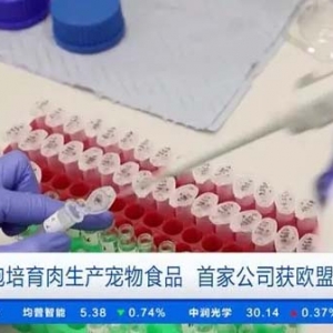 用細胞培育肉生產(chǎn)寵物食品？首家公司獲歐盟批準