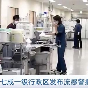日本流感病例超950萬人 流感季造成經(jīng)濟損失約合人民幣310億元
