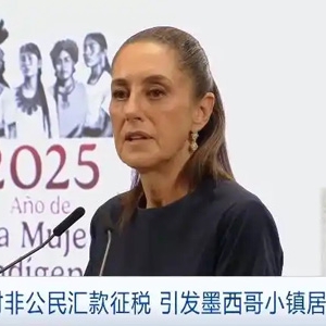 美國(guó)擬對(duì)非公民匯款征稅 引發(fā)墨西哥小鎮(zhèn)居民擔(dān)憂